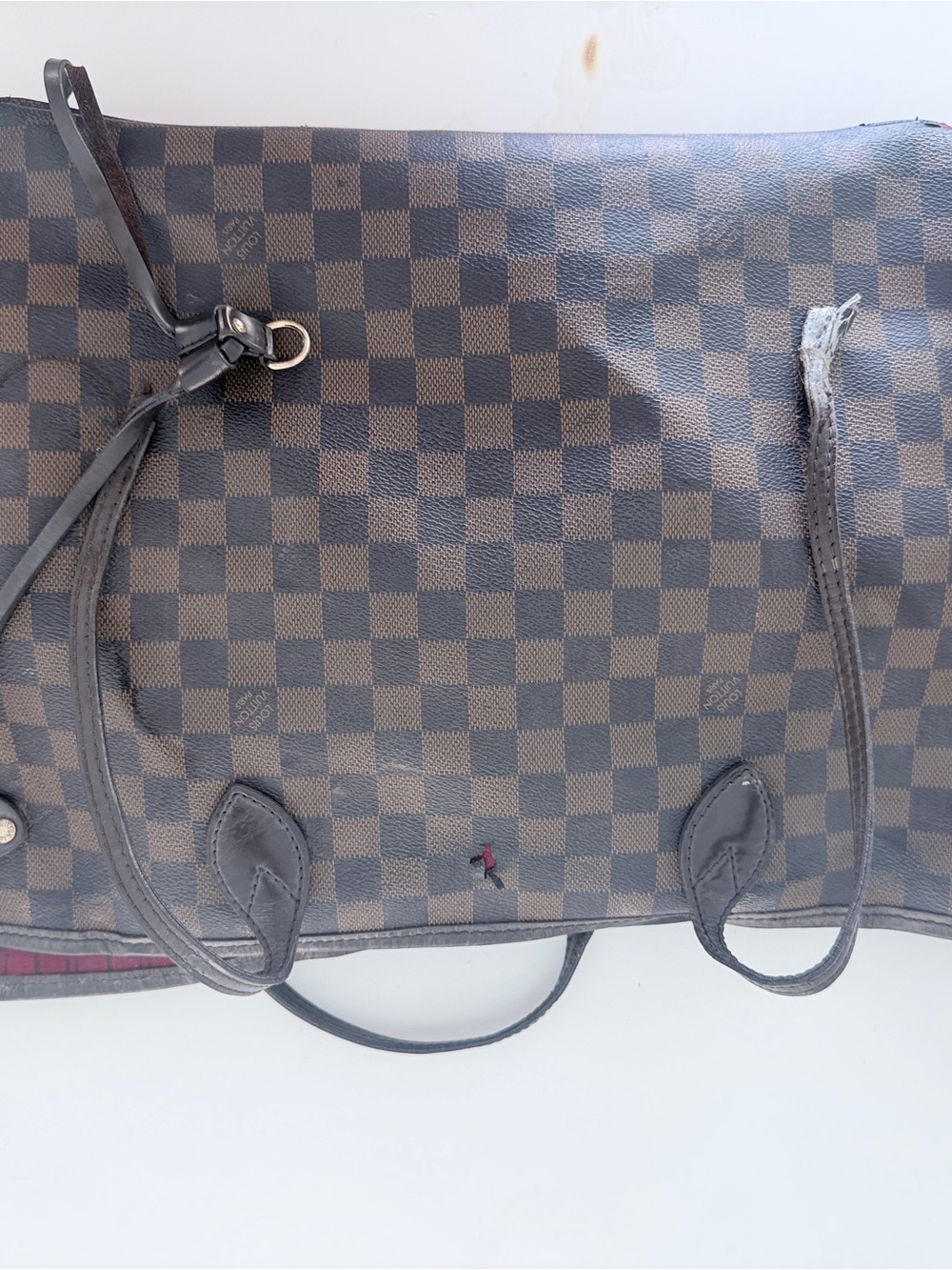 Louis Vuitton Brown Damier Ebene Tote Bag